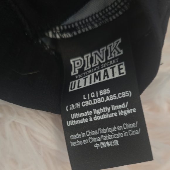 Women's Black Camouflage Sports Bra - Picture 2 of 3